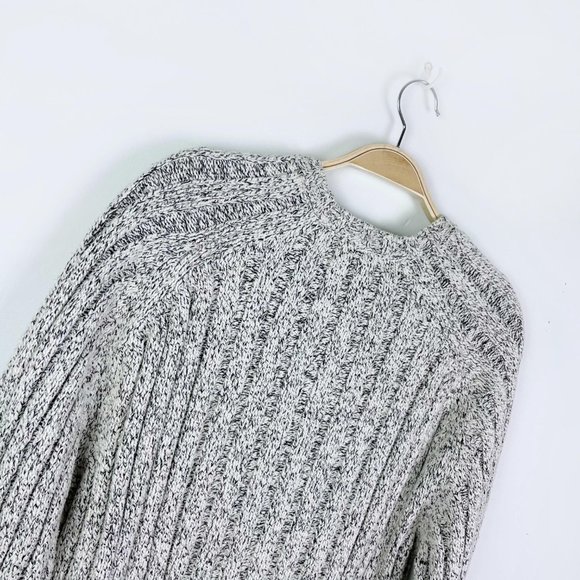 ⚡️SOLD⚡️ vintage 00s roots chunky rib v-neck sweater - size large - Picture 4 of 8